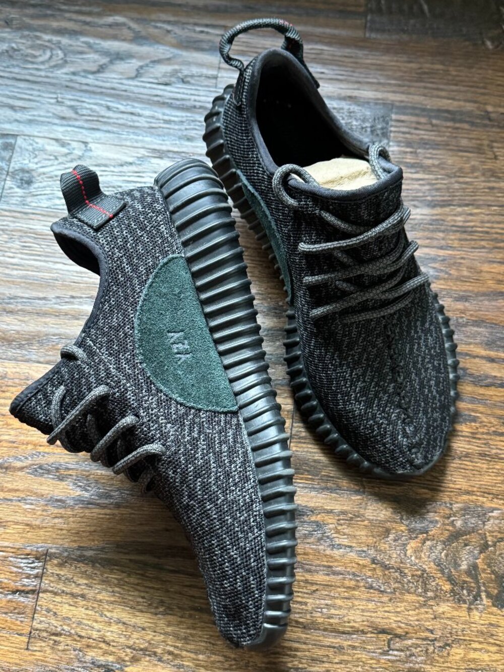 Adidas Yeezy Boost 350 Pirate Black 2015 - Mens GS Size 6.5 - "NO BOX" Authentic